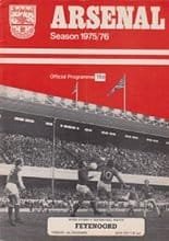 Arsenal v Feyenoord 09-Dec-1975