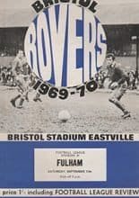 Bristol Rovers v Fulham 13-Sep-1969
