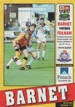 Barnet v Fulham 14-Sep-1993