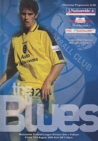 Birmingham City v Fulham 18-Aug-2000
