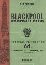 Blackpool v Fulham 21-Aug-1965