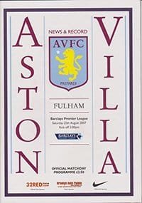 Aston Villa v Fulham 25-Aug-2007