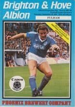 Brighton and Hove Albion v Fulham 29-Sep-1984