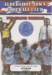 Aldershot Town v Fulham 03-Aug-2004