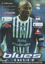 Birmingham City v Fulham 07-Aug-1999