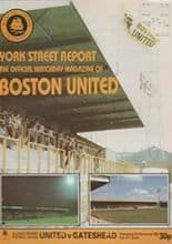 Boston United v Gateshead 23-Nov-1983