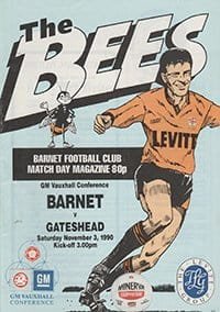 Barnet v Gateshead 03-Nov-1990