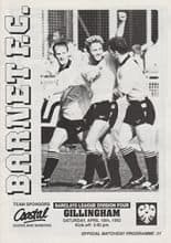 Barnet v Gillingham 18-Apr-1992