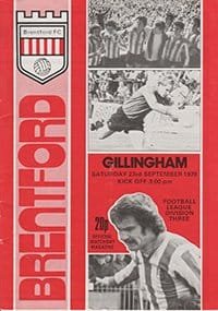 Brentford v Gillingham 23-Sep-1978