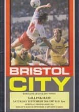 Bristol City v Gillingham 26-Sep-1987