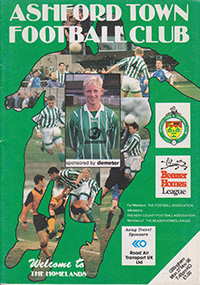 Ashford Town v Gillingham 27-Nov-1995