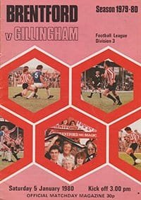Brentford v Gillingham 05-Jan-1980