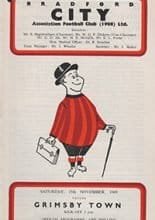 Bradford City v Grimsby Town 15-Nov-1969