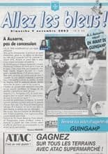 Auxerre v Guingamp 09-Nov-2003