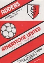 Atherstone United v Halesown Town 12-Sep-1990