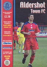 Aldershot Town v Halifax Town 19-Feb-2005