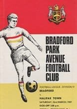 Bradford Park Avenue v Halifax Town 22-Mar-1969