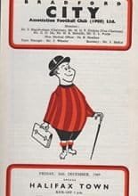 Bradford City v Halifax Town 26-Dec-1969