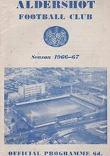 Aldershot v Hartlepool United 20-Aug-1966