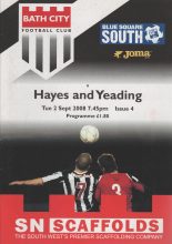 Bath City v Hayes & Yeading United 02-Sep-2008