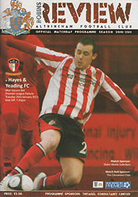 Altrincham v Hayes & Yeading United 25-Jan-2011