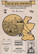 Berwick Rangers v Heart of Midlothian 03-Nov-1979