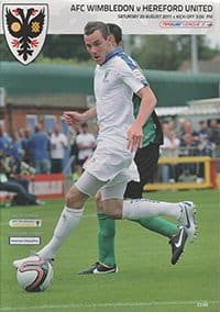 AFC Wimbledon v Hereford United 20-Aug-2011