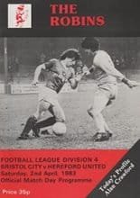 Bristol City v Hereford United 02-Apr-1983