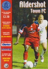 Aldershot Town v Hereford United 30-Jan-2005
