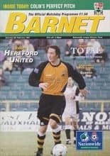 Barnet v Hereford United 08-Feb-1997