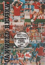 Barnsley v Huddersfield Town 13-Apr-1985