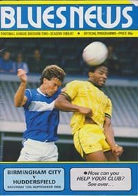 Birmingham City v Huddersfield Town 13-Sep-1986