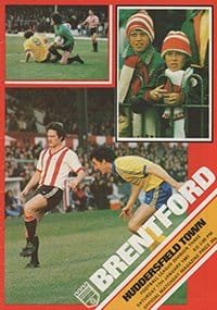 Brentford v Huddersfield Town 17-Jan-1981