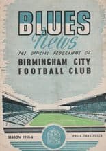 Birmingham City v Huddersfield Town 19-Nov-1955