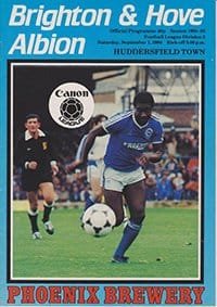 Brighton and Hove Albion v Huddersfield Town 01-Sep-1984