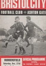 Bristol City v Huddersfield Town 27-Dec-1969