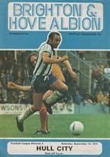 Brighton and Hove Albion v Hull City 10-Sep-1977