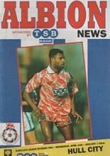 Brighton & Hove Albion v Hull City 14-Apr-1993