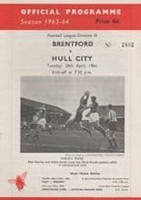 Brentford v Hull City 28-Apr-1964
