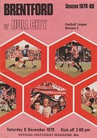 Brentford v Hull City 08-Dec-1979