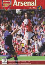 Arsenal v Inter Milan 17-Sep-2003