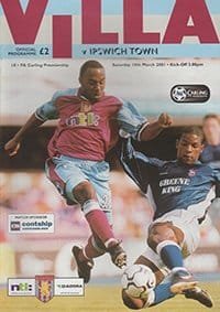 Aston Villa v Ipswich Town 10-Mar-2001