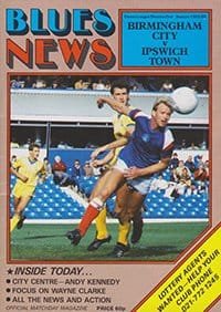 Birmingham City v Ipswich Town 11-Jan-1986