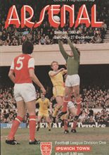 Arsenal v Ipswich Town 27-Dec-1980