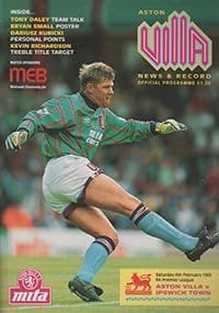 Aston Villa v Ipswich Town 06-Feb-1993