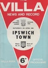 Aston Villa v Ipswich Town 06-Apr-1968