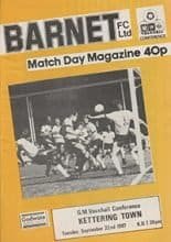 Barnet v Kettering Town 22-Sep-1987