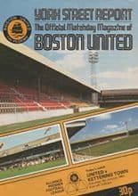 Boston United v Kettering Town 08-Jan-1983