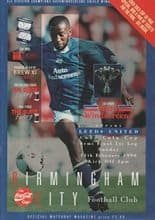 Birmingham City v Leeds United 11-Feb-1996