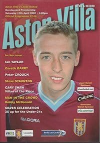 Aston Villa v Leeds United 13-Apr-2002